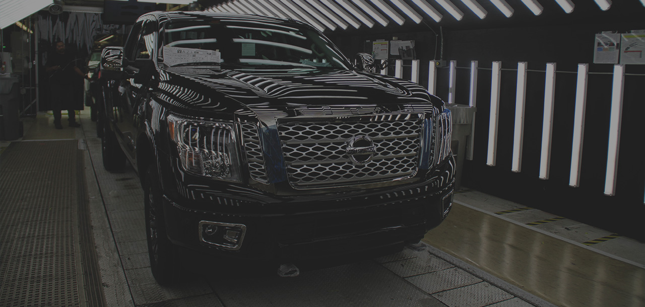 Nissan Diversity new Nissan Titan in the factory