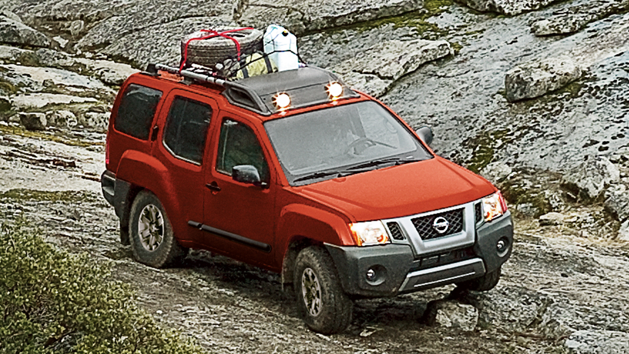 Nissan Xterra shown off-road